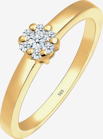 Elli DIAMONDS Ring in Goud: voorkant