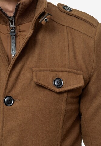 INDICODE JEANS Between-Season Jacket 'Brandon' in Beige