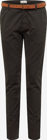 ESPRIT - Slimfit Pantalón chino en gris: frente