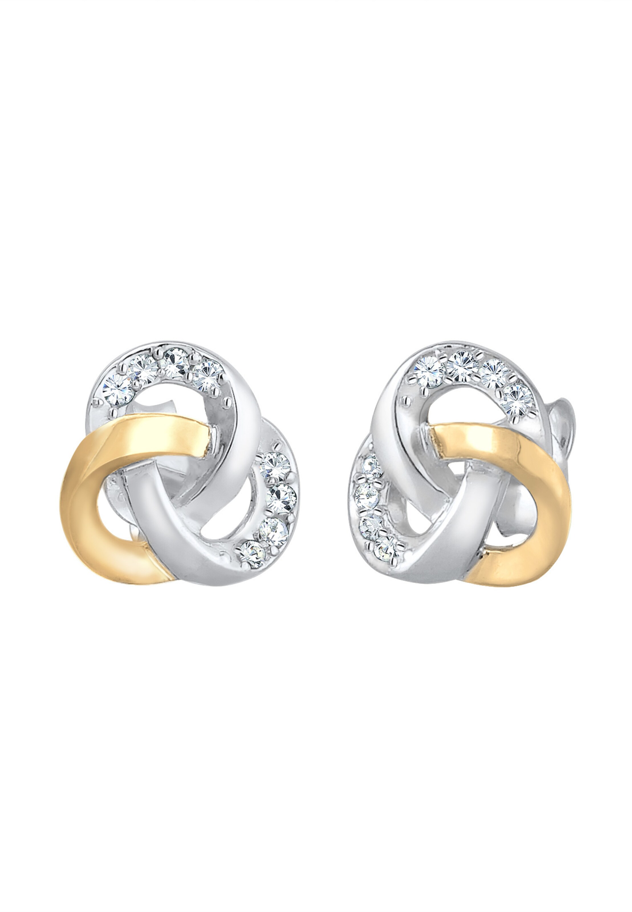 ELLI Earrings 'Knoten' in Silver: front