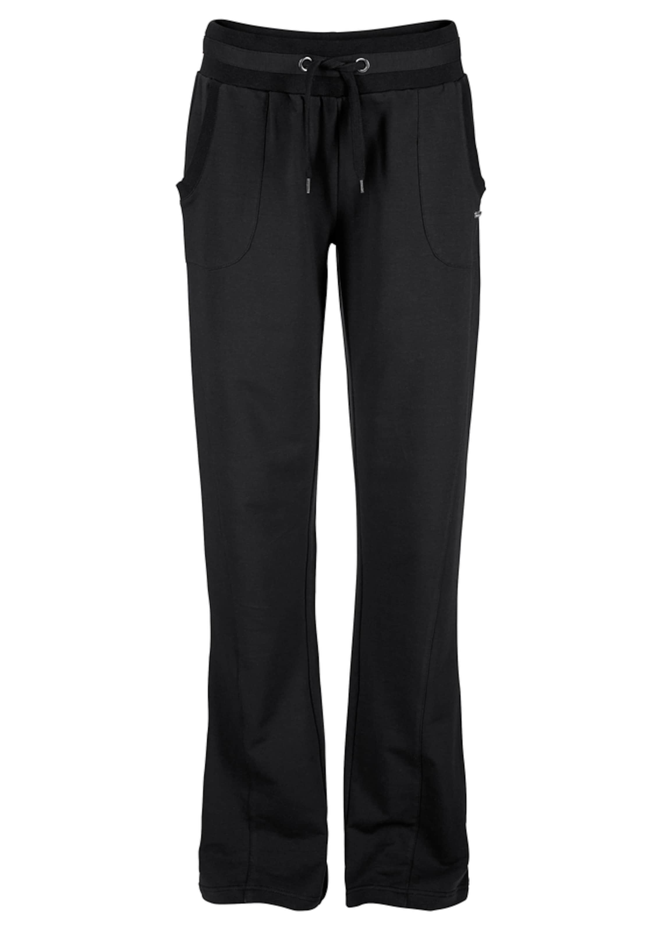 VENICE BEACH Loosefit Jogginghose in Schwarz: Vorderseite