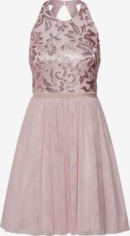 Robe de cocktail Vera Mont en rose : devant