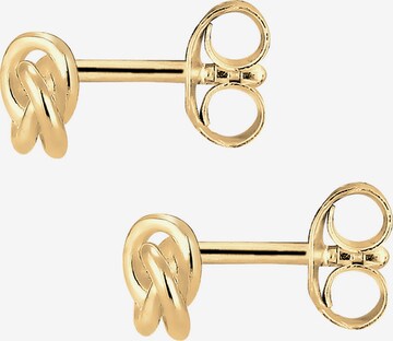 ELLI PREMIUM Earrings 'Knoten' in Gold