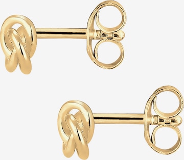 ELLI PREMIUM Ohrringe 'Knoten' in Gold
