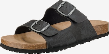 LICO Sandals 'Bioline' in Black: front