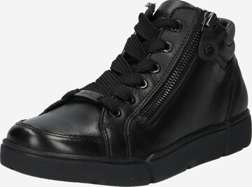 Bottines à lacets 'Rom' ARA en noir : devant