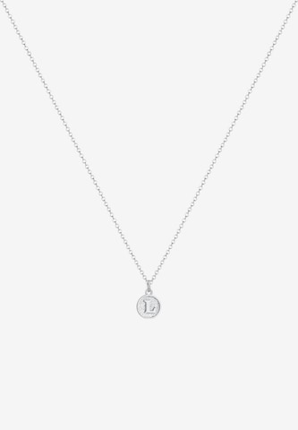 ELLI Necklace 'Buchstabe - L' in Silver