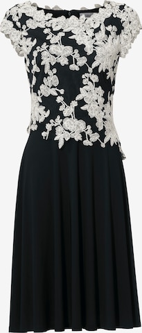 Robe de cocktail heine en noir : devant