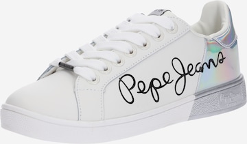 Pepe Jeans - Zapatillas deportivas bajas 'Bromton Mania' en blanco: frente