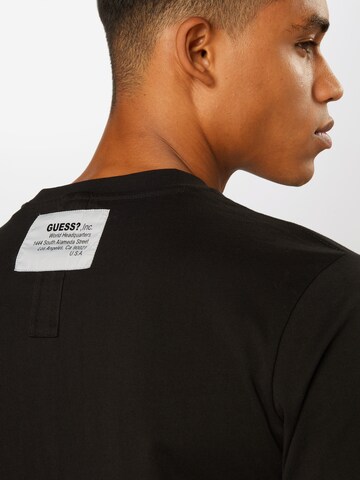GUESS Regular Fit Shirt in Schwarz