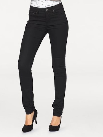 ARIZONA Skinny Jeans in Black: front