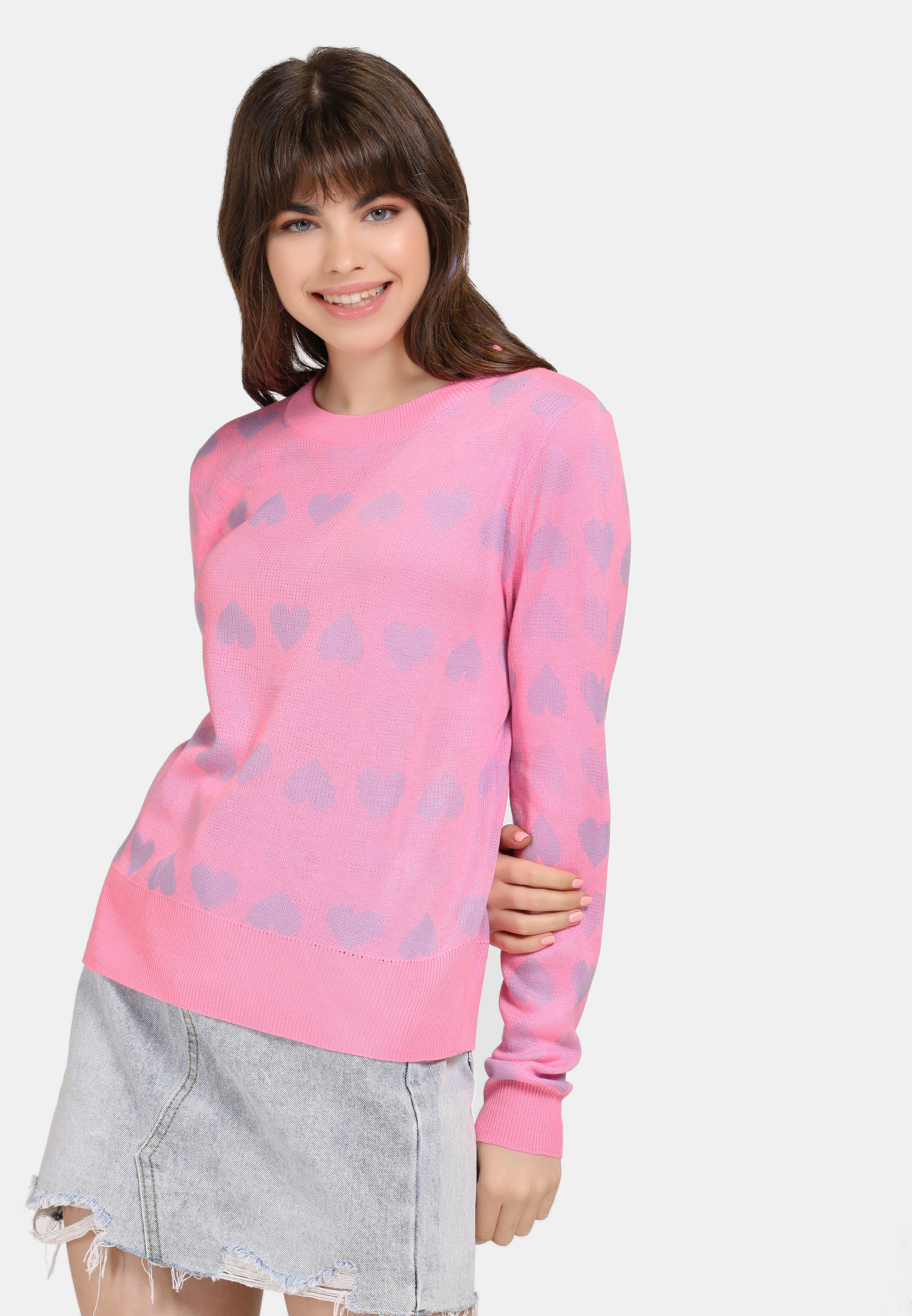 PROMO Donna MYMO Pullover in Rosa 