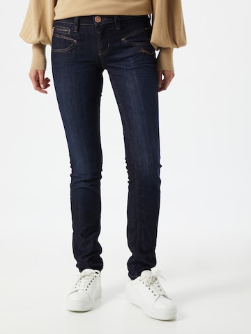 Coupe slim Jean 'Alexa' FREEMAN T. PORTER en bleu : devant