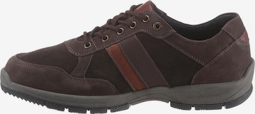 JOSEF SEIBEL Athletic Lace-Up Shoes 'Lenny' in Brown: front