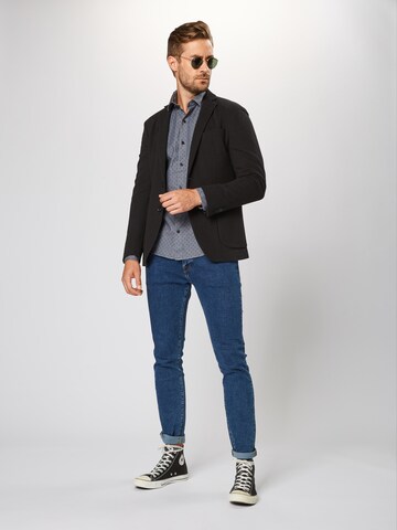 s.Oliver Slim fit Overhemd in Grijs