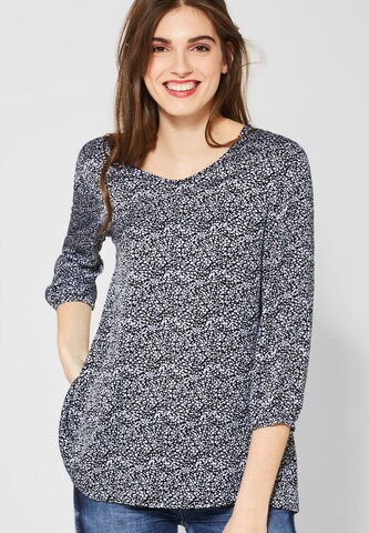 STREET ONE Blouse in Blauw: voorkant