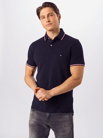 TOMMY HILFIGER - Camisa em azul: frente