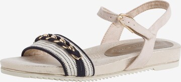 TAMARIS Strap Sandals in Beige: front