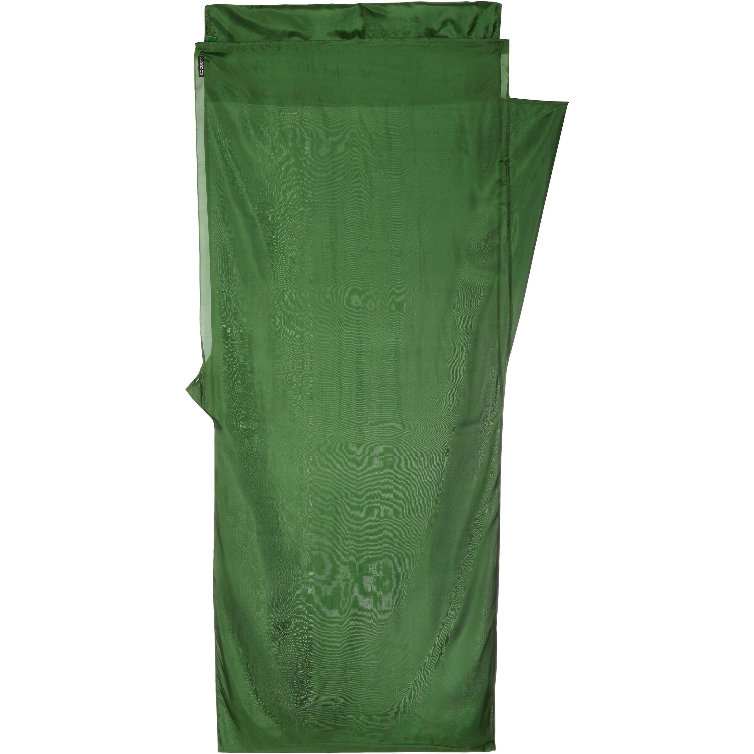 COCOON Hüttenschlafsack in Grün: Vorderseite