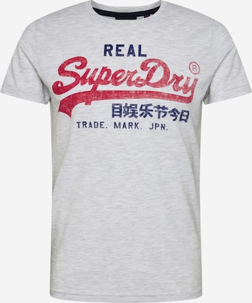 T-Shirt Superdry en blanc : devant