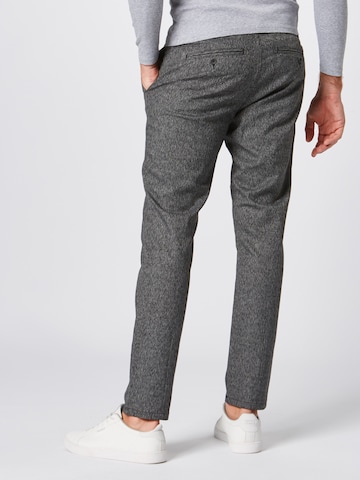 Only & Sons Slimfit Kalhoty se sklady v pase – šedá: zadní strana