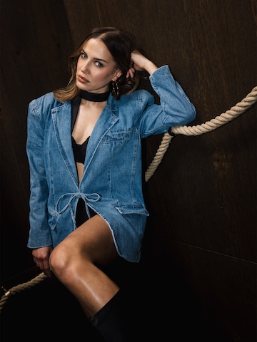Oversized Denim Blazer
