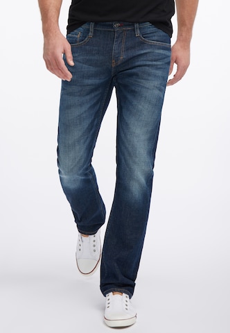 Regular Jeans 'Oregon' de la MUSTANG pe albastru: față