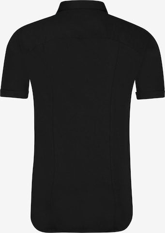 DESOTO Slim fit Button Up Shirt in Black