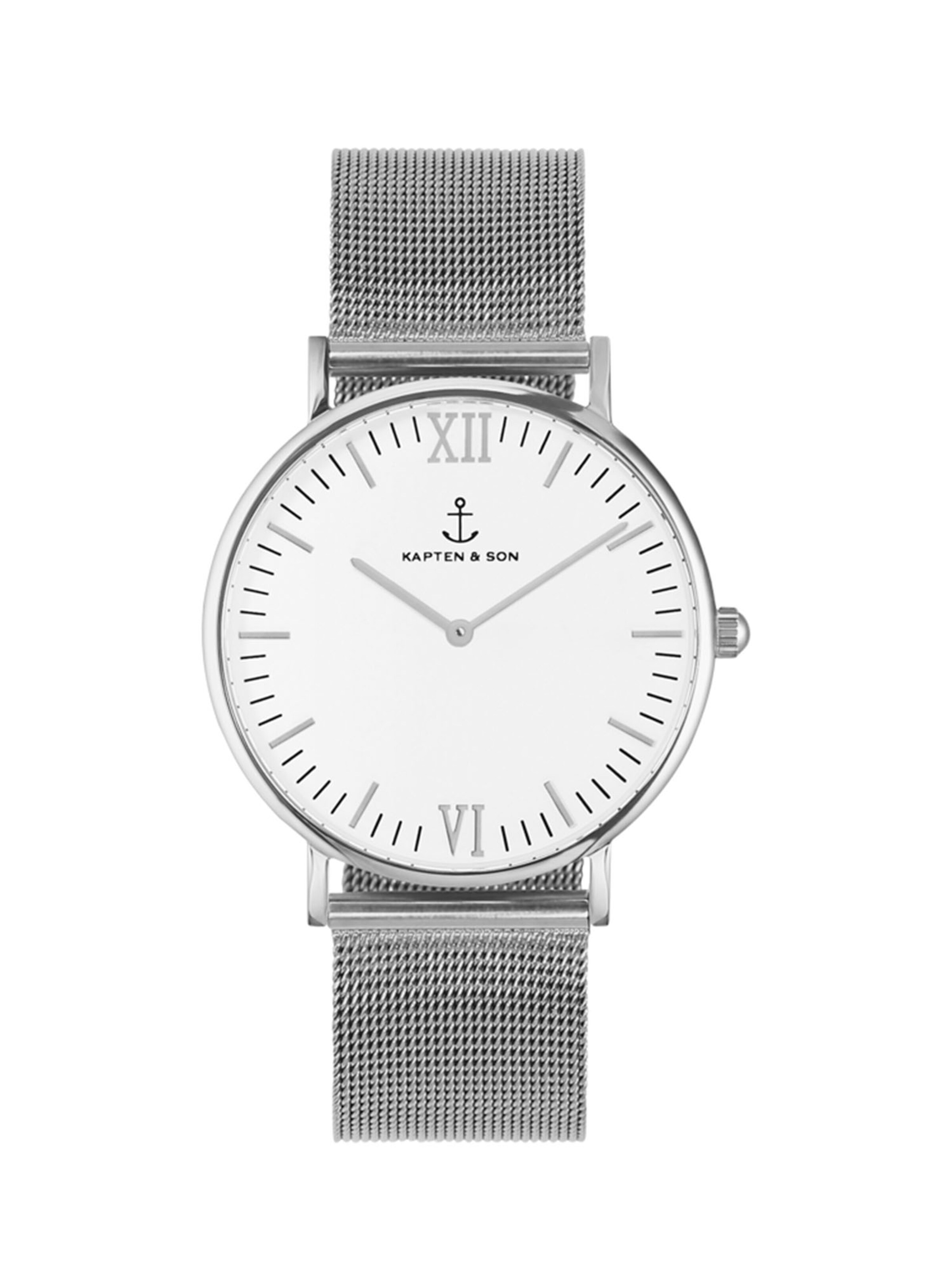 Kapten Son Analoguhr Campina Mesh In Silber About You