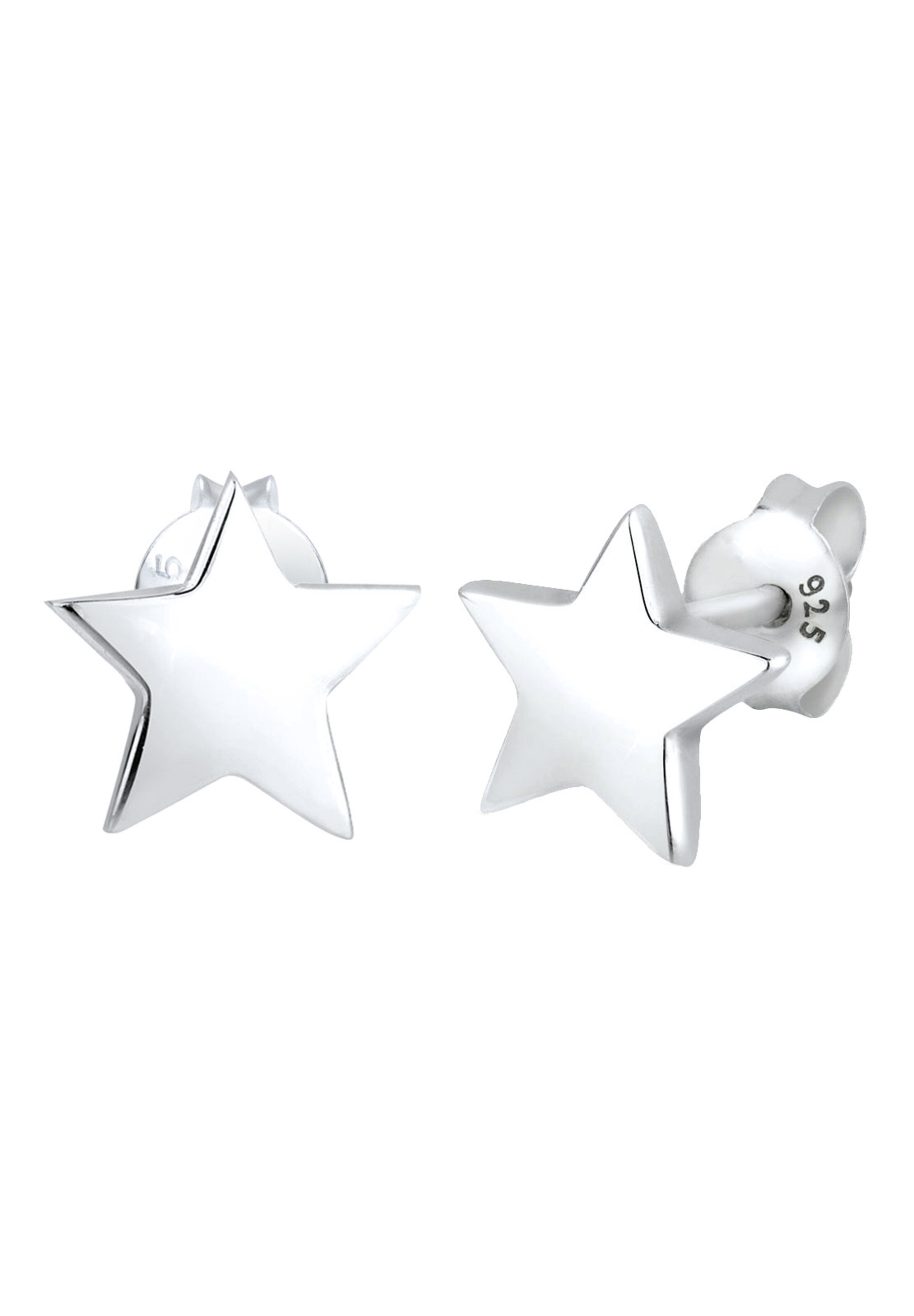 Boucles d'oreilles 'Sterne' ELLI en argent : devant