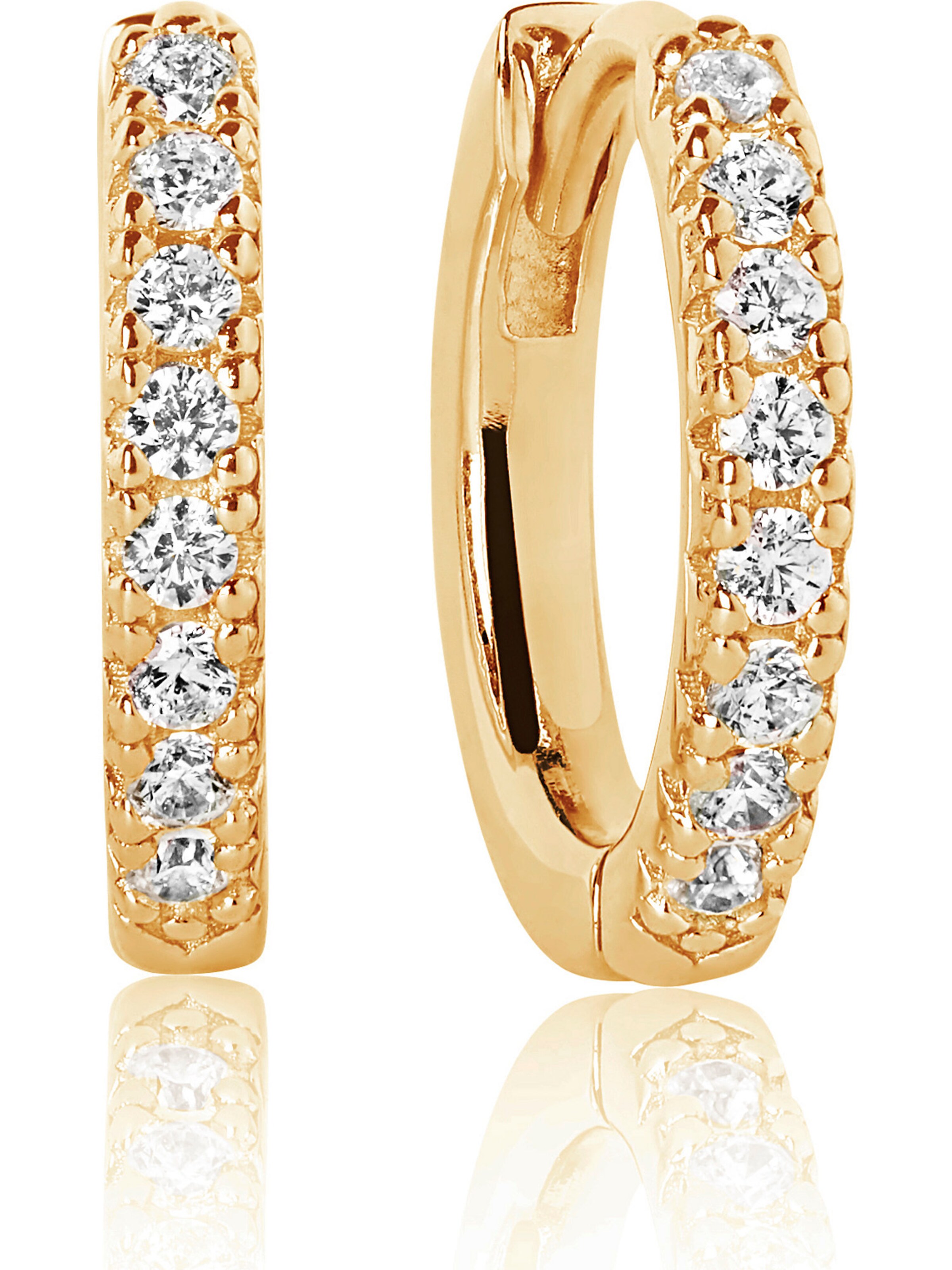 Sif Jakobs Creole 'Ellera SJ-E2859-CZ(YG)' in Gold: Vorderseite