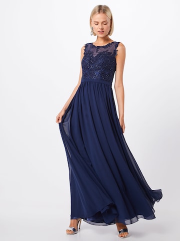 mascara Evening dress in Blue: front