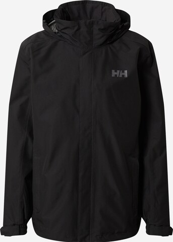 HELLY HANSEN - Casaco outdoor 'DUBLINER' em preto: frente