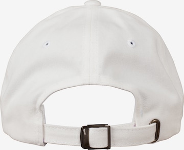 Cappello da baseball di Flexfit in bianco