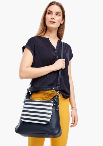 s.Oliver Hobo Bag in Blau: Vorderseite