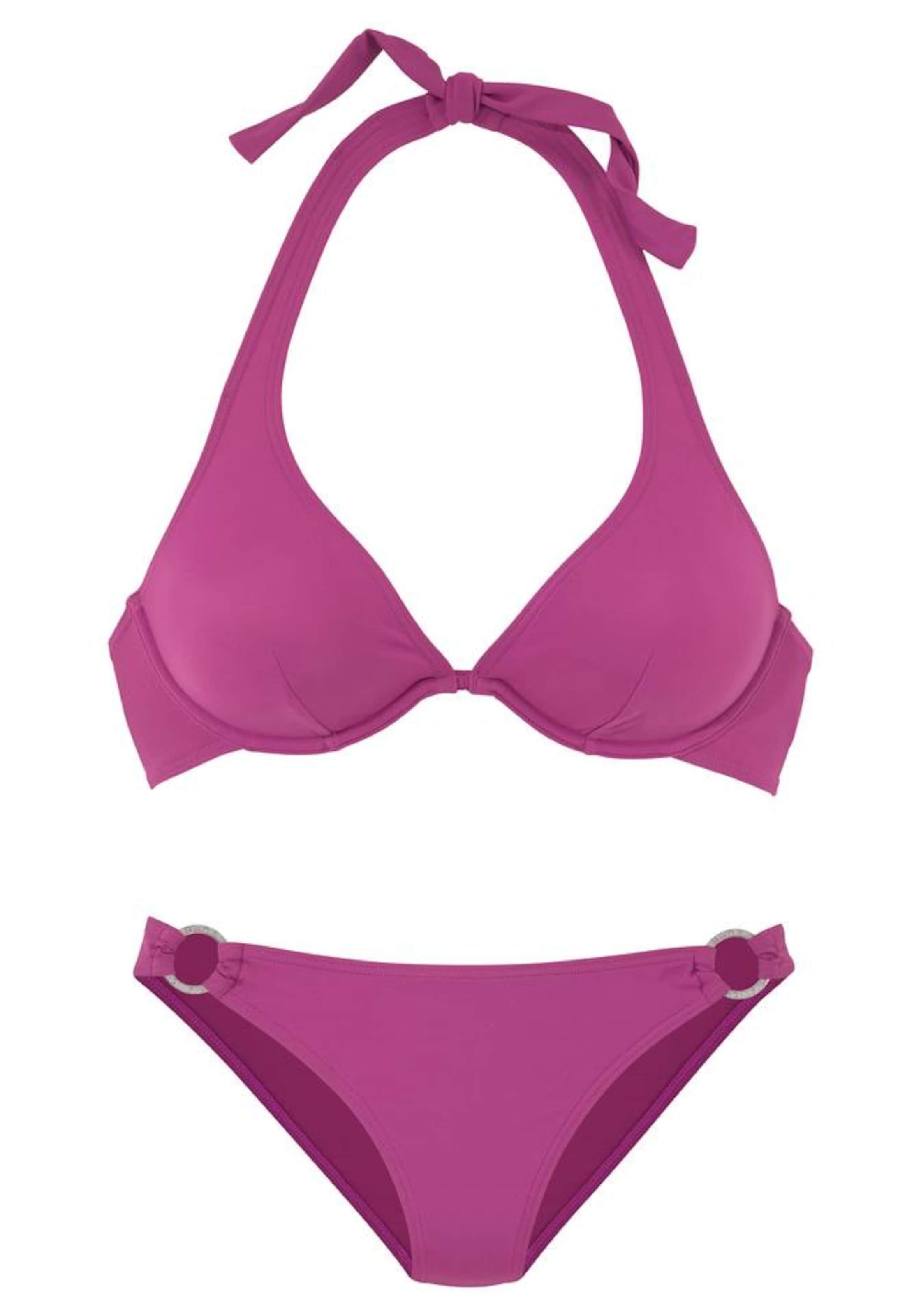 CHIEMSEE Triangen Bikini i lila: framsida
