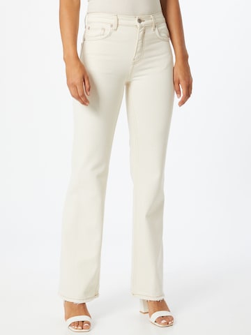 Free People Flared Jeans 'Laurel Canyon ' in Beige: voorkant