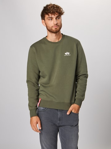 ALPHA INDUSTRIES Sweatshirt in Green