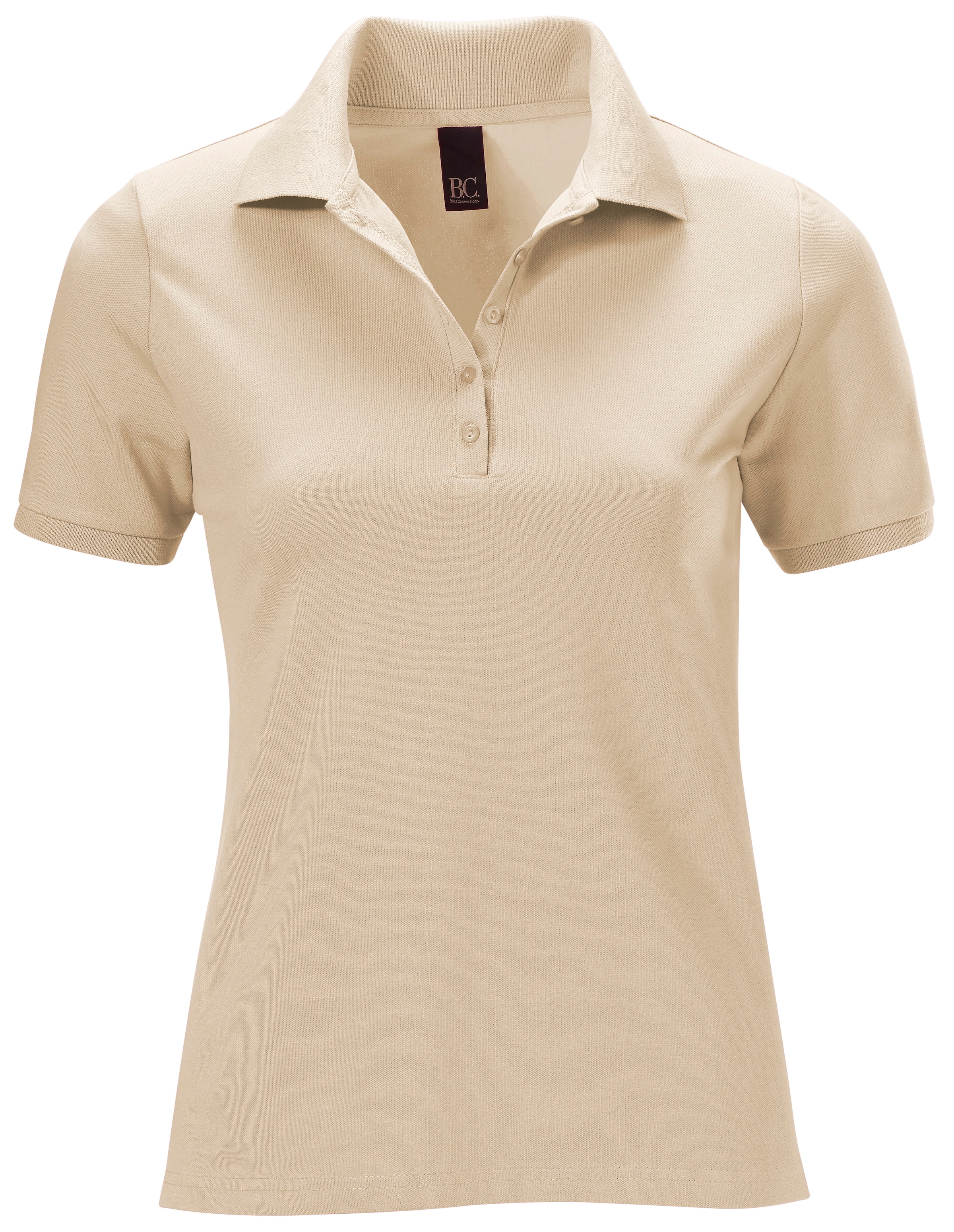 heine Poloshirt in beige, Produktansicht