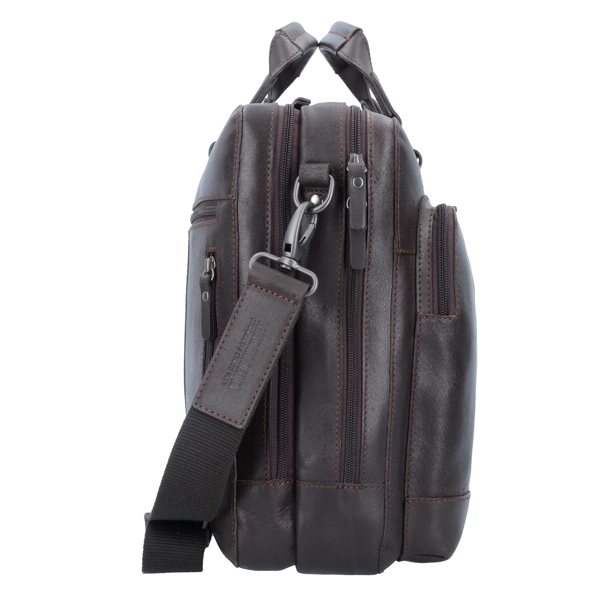 LEONHARD HEYDEN Aktentas 'Dakota' in Bruin