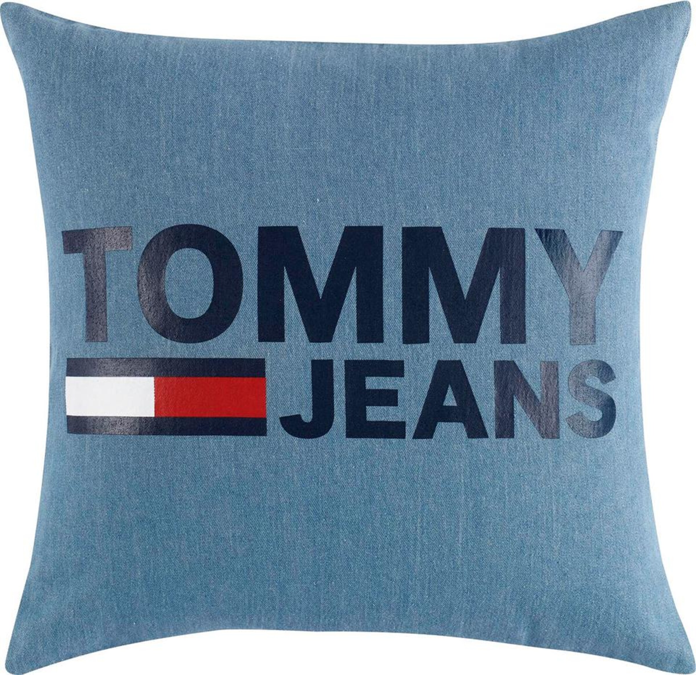 Tommy Jeans - Kissenhülle 'Logo Lifestyle' in blau