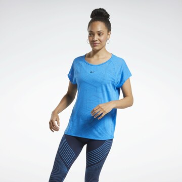 Reebok Funktionsshirt 'Burnout' in Blau: predná strana