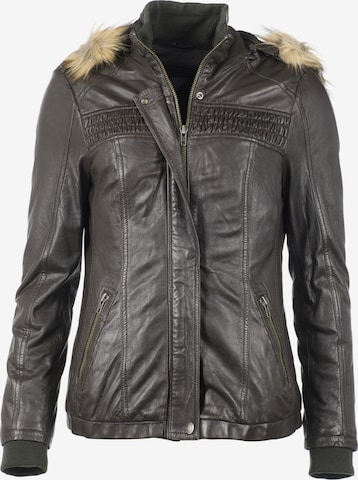 MUSTANG Between-Season Jacket 'Lelu' in Brown: front