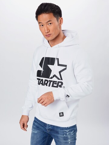 Starter Black Label Sweatshirt in Wit: voorkant
