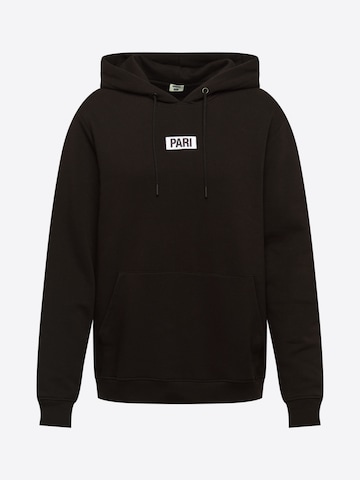 PARI Sweatshirt 'Mick' in Zwart: voorkant