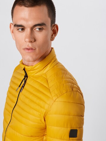 INDICODE JEANS Regular fit Between-Season Jacket 'Amare' in Yellow