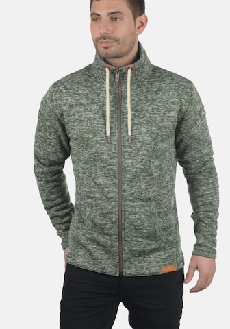 Giacca di pile 'Luki' di !Solid in verde: frontale