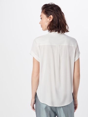 Samsøe Samsøe - Blusa 'Majan' em branco: atrás