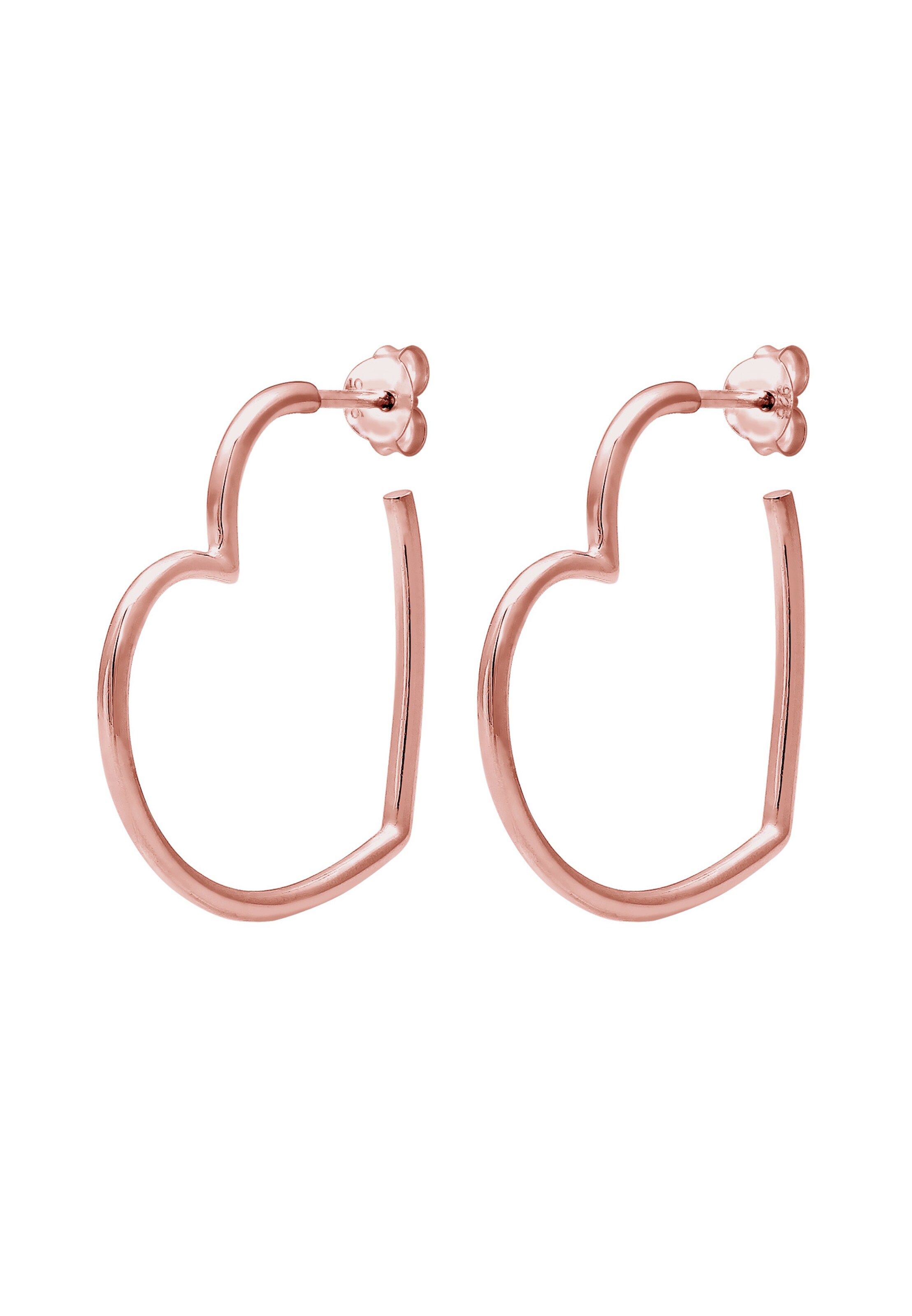 Boucles d'oreilles 'Herz' ELLI en or : devant