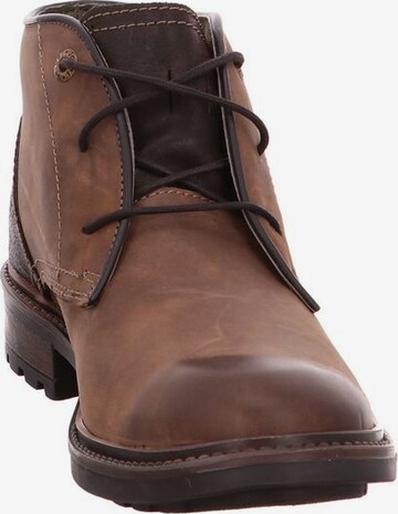 JOSEF SEIBEL Lace-Up Boots in Brown